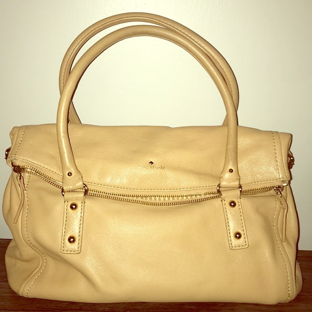 Kate Spade Tan Leather Should Bag